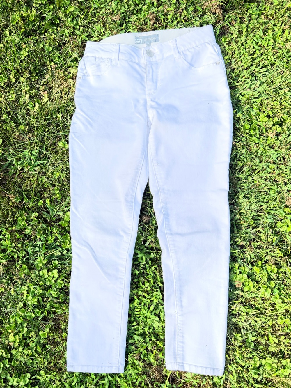 Wit & Wisdom White Skinny Jeans